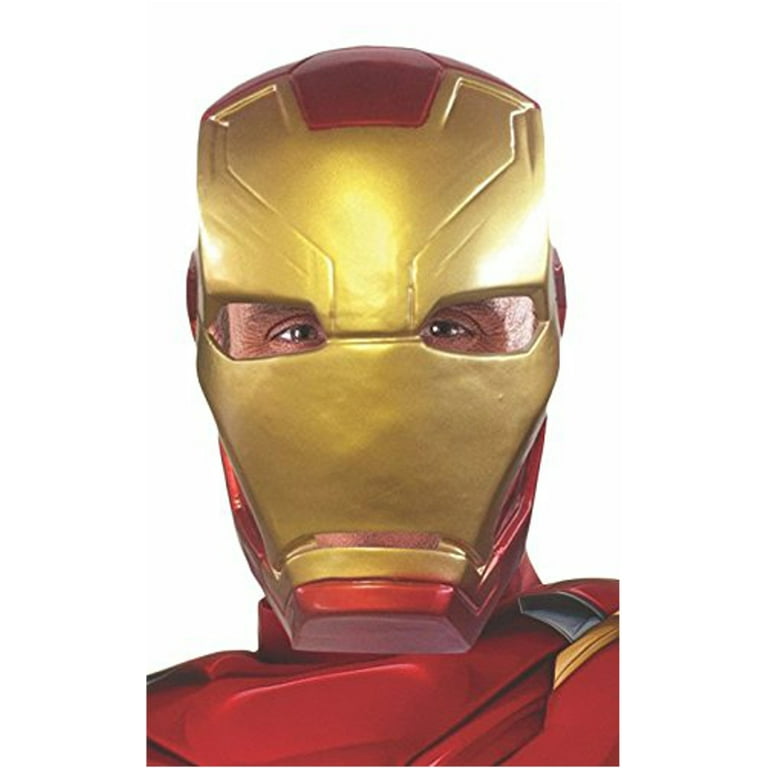 captain america civil war iron man helmet Adults Marvel Captain America Civil War Iron Man 1/2 Mask Costume Accessory