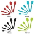 thumbnail image 3 of 6PCS Utensilios para hornear Espátula Espátula Cocina Utensilios de cocina Set de silicona Juego de Abanopi Azul, 3 of 7
