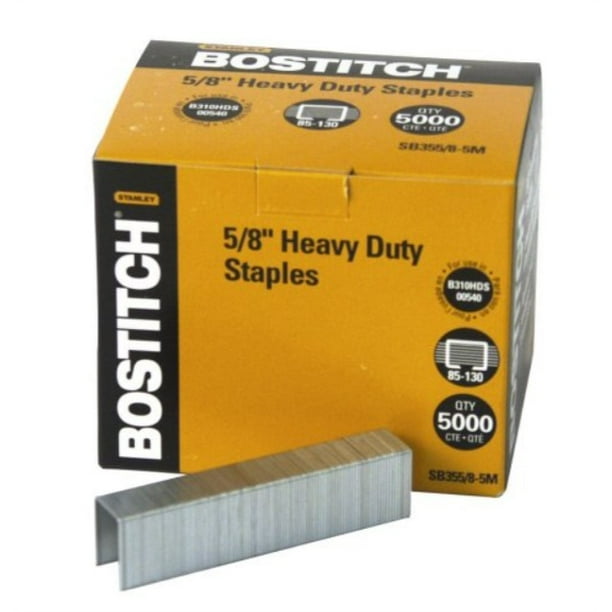 bostitch heavy duty premium staples, staples 85130 sheets, 5/8