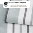thumbnail image 2 of Luxurious Soft Cotton Decorative 4 Pack Bath Towel Set, Eucalyptus / Grey., 2 of 6