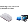 thumbnail image 4 of LINLIN Wireless Mouse, 2.4G Portable Mouse with Rechargeable Wireless USB Mouse for Notebook, PC, Laptop, Computer, Macbook, 4 of 7