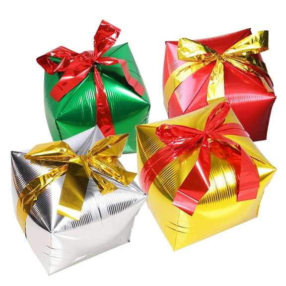 Xmas Balloon Christmas Aluminum Balloon Red Ballons Balloons Christmas Decorate 46cm 4 Pcs