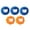 3 Blue 2 Orange, variant on Laundry Balls 3-10pcs Laundry Balls Pet Hair Remover Reusable Balls Washing Machine Filter Removes Lint From Clothes Ball Catch