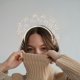 thumbnail image 4 of OUNONA Beige Con Y Ajustable Para Atuendos Elegantes Y Festivales, 4 of 7