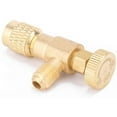 thumbnail image 3 of Valve de Refroidissement et de Sécurité pour Climatiseur R410A R22 Adaptateur de Valve de Sécurité pour Liquide pour Contrôle de Réfrigérant pour Débit de Climatisation, 2 Pcs, 3 of 7