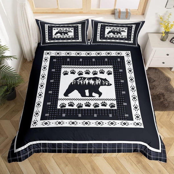 Funda de edredón Rústico Farmhouse juego de cama Vida Silvestre Occidental Garra Funda nórdica
