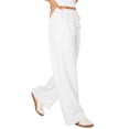thumbnail image 3 of Celebrity Pink Women's and Women's Plus Wide Leg Sweatpants, Sizes XS-4X, 3 of 6