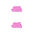 thumbnail image 1 of Kearding Molde de silicona 3D para letras de feliz cumpleaños, antiadherente portátil, resistente al calor, molde decorativo para galletas de Rosa 2piezas, 1 of 6
