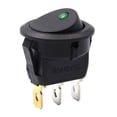 thumbnail image 2 of 3 Modelos LED DIY Interruptor Basculante Interruptores Botón Encendido () Verde, 2 of 6