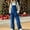 Blue, variant on Womens Corduroy Overalls Wide Leg Bib Overall Jumpsuit with Adjustable Straps Front Pocket Side Pockets Loose Fit Full Length One Piece for Casual Streetwear Fall Winter