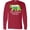 Red, variant on Inktastic Smoky Mountains, Tennessee- Mountains and Bear Shape Long Sleeve T-Shirt