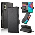 thumbnail image 1 of Magnetic Wallet Case with Card Holder & Stand for Samsung Galaxy A16 Black, 1 of 6