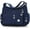 Dark Blue, variant on Crossbody Bag for Women Nylon Shoulder Purse Roomy Large Capacity Travel Purse Lightweight Messenger Satchel