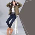 thumbnail image 5 of Bigersell Woman Jeans Straight Jeans Clearance Cargo Jeans Ladies Ankle Leg Denim Pants Button Closure Washed Ripped Cargo Jeans Fitted Mid Waist Long Pants Style J-222 Blue S, 5 of 9