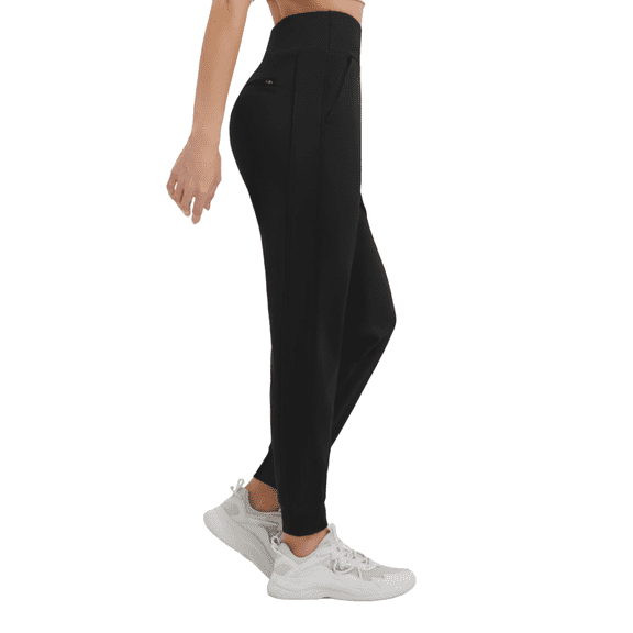 baleaf Women's Fleece Lined Joggers Winter Thermal Pants Black L