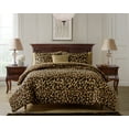 thumbnail image 2 of VCNY Home Cheetah 6-Piece Brown Animal Print Reversible Bed in a Bag, Twin XL, Adult, Unisex, 2 of 9