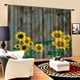 thumbnail image 2 of Cortinas para oscurecer la habitación - Decoración para hogar Barra de bolsillo Cortinas para ventanas Cortinas para sala de Cocina Oficina Color_3, 2 of 6