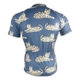 thumbnail image 4 of joogoo Tiger on Blue Men's Cycling Jerseys Mountain Bike Short Sleeve Tops 2XL, 4 of 7