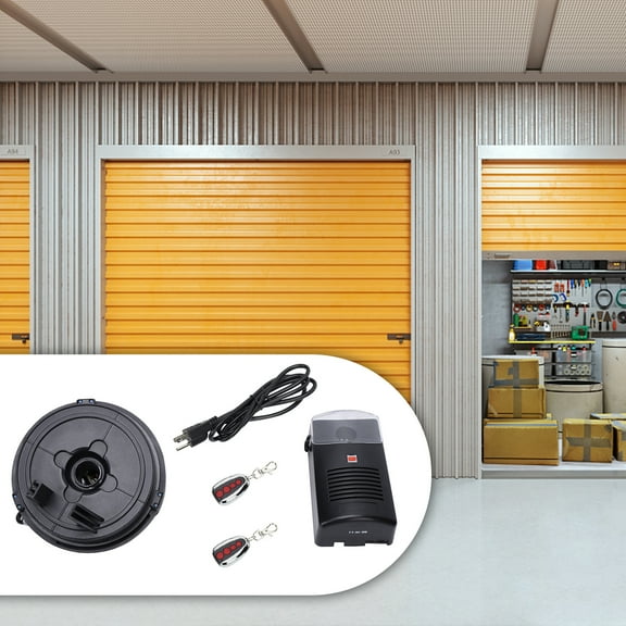 80W 24V DC Rolling Door Motor with Safety Reverse, Soft Start/Stop, Low Voltage Protection, for Garage Doors up to 5m Wide & 3m High