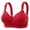 Red Bras for Women, variant on SMihono Trendy Daisy Bras for Women Front Closure No Underwire Wireless Bras Full Support Bra Comfortable Wire Free Breathable Bras Beige 14