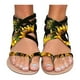 thumbnail image 4 of Amzcrzy Zapatos de mujer,Zapatos de mujer,Zapatillas de mujer, Sandalias planas para mujer, con cremallera y punta abierta, zapatos romanos, sandalias de playa de verano Sandalias Mujer Zapatillas De, 4 of 4