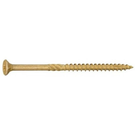 10 x 3.5 in. Saber Drive Deck Screws, Tan - XL1500