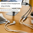 thumbnail image 6 of Yammee Type C to 3.5mm Auditory Adapter Cable and with PD100W Charging Splitter Cord for Phones and Laptops Enhances Sound, 6 of 9