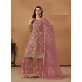 thumbnail image 2 of Custom Made Pakistani Heavy Embroidered Salwar Kamez Indian Kurti Set Sharara Suits For Eid, 2 of 5