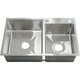thumbnail image 3 of Fregadero Tarja Acero Inox 2 Tinas Gutstark 32 x 40 x 20 cm Escurridor Cocina Dispensador Jabon, 3 of 8