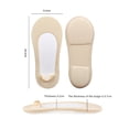 thumbnail image 7 of 2 Pairs Women Boat Sock Plantar Fasciitis Shoes Insole Socks Insoles for Feet Shock Absorbing Shoe Sole Invisible Non Slip Shoe Pads  NEW, 7 of 7
