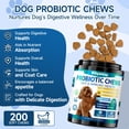 thumbnail image 2 of Probiótico para perros Woyamay 200 golosinas para la salud digestiva, 2 of 8