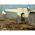 thumbnail image 2 of Sargent, John Singer 32x25 White Modern Wood Framed Museum Art Print Titled - Moorish Buildings in Sunlight, 2 of 4