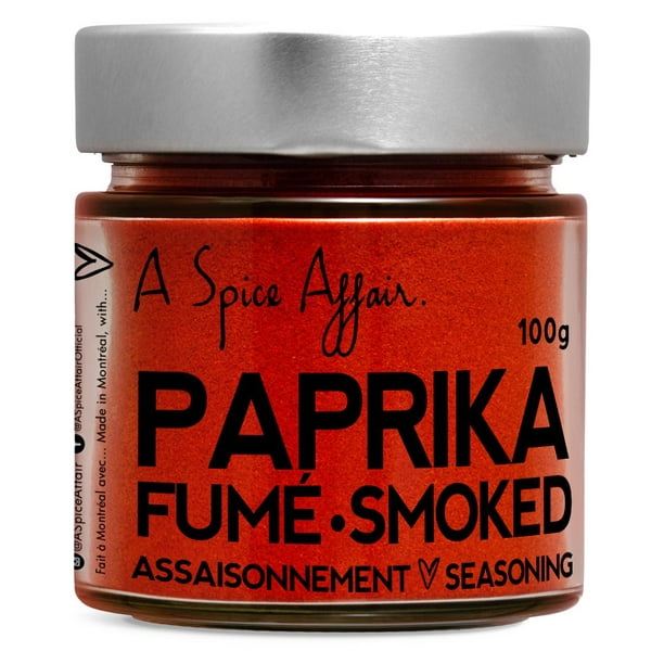 Paprika Fumé A Spice Affair. Pot De 100 G (3,5 Oz)