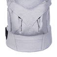 thumbnail image 2 of Asiento de cadera para bebé, taburete de cintura para bebé para niño pequeño con correa ajustable, bolsillo con hebilla, almacenamiento interior suave y enorme (gris), 2 of 5