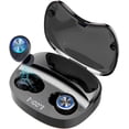 thumbnail image 1 of Auriculares Inalámbricos Bluetooth 5.0 Con Pantalla LED Estuche De Carga 2000 MAH JanHm Negro, 1 of 5