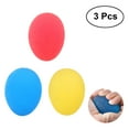 thumbnail image 1 of 3pcs TPR Bolas para aliviar el estrés Ejercicio para los dedos Fortalecimiento de la terapia de manos Bola de huevo de resistencia Squezze (azul, rojo y amarillo), 1 of 6