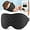Black, variant on Breathable Sleep Mask, 3D Eye Mak Sleep for Side Sleepers Women Men, Light Blocking Sleeping Mask with Adjustable Strap, Soft Lightweight Eye Cover for Travel, Night Work, Nap, Office - Blue