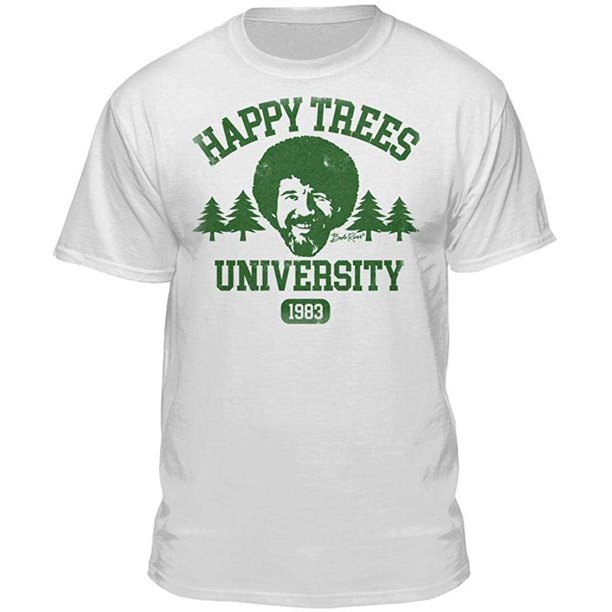 bob ross shirt happy trees