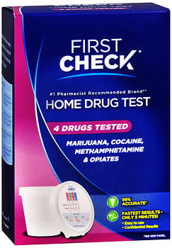 First Check At Home Urine Drug Test, 4 drugs tested, 1.0 ct