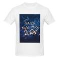 thumbnail image 4 of Bingfone Beautiful New Year 2024 Men'S Loose Fit Short-Sleeve Pocket T-Shirt, 4 of 7