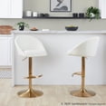 thumbnail image 4 of LumiSource Matisse Highback Adjustable Barstool - Set of 2, 4 of 10