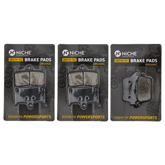 Niche Complete Organic Brake Pad Set for Yamaha YZF R6 Motorcycle MK1002536