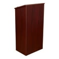 thumbnail image 1 of Pemberly Row Contemporary Wood Full Floor Lectern in Mahogany, 1 of 7