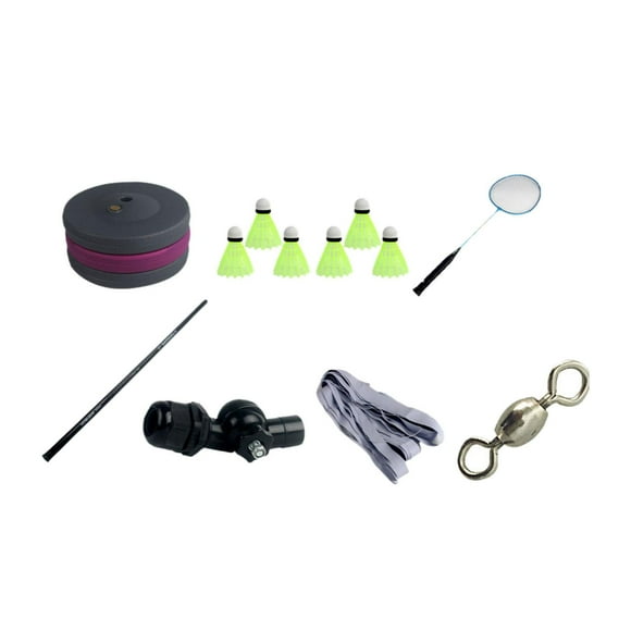 Kit de entrenamiento de bádminton Herramienta de entrenamiento de bádminton para el ejercicio Indoor Beginner 3.6m 1 raqueta