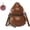 Brown, variant on Women's Vintage Calabash Shape Shoulder Bag,Large Capacity Versatile Crossbody Bag,Fashion Casual PU Leather Small Satchel