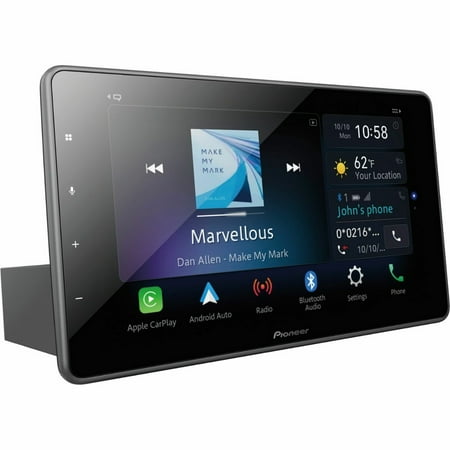 Pioneer - 9" Android Auto™ and Apple CarPlay® Bluetooth® Digital Media (DM) Receiver - Black