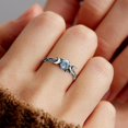 thumbnail image 4 of Anillo de aleación de piedra lunar Brillar anillo de dedo de moda regalo M, 4 of 5