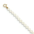 thumbnail image 2 of 14K Yellow Gold Gold 3-4mm White FW Cultured Pearl Necklace 12 Inch, 2 of 6