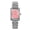 Silver+pink, variant on SKMEI Watches for Women Small Stainless Steel Waterproof Ladies Watch Casual Fashion Simple Square Female Quartz Wristwatch