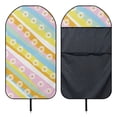 thumbnail image 6 of Chririnla 1 Pack Car Seat Towel Cover Sweating Waterproof, Compatible with Van Truck Seat Bucket Seat Terry Cloth Car Seat Cover(Daisy), 6 of 7